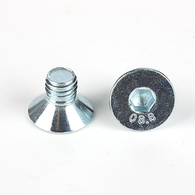 碳鋼8.8級藍白鋅內(nèi)六角沉頭螺釘DIN7991